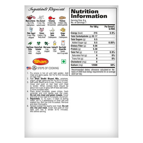 Shan Sindhi Biryani Masala