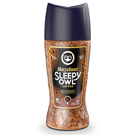 Sleepy Owl 100% Arabica Hazelnut Medium Roast Instant Coffee