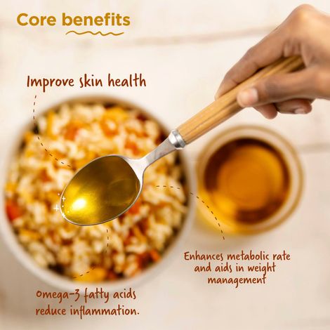 Two Brothers Black Mustard (Sarson) Wood Pressed Oil Single-filtered | Plastic Bottle