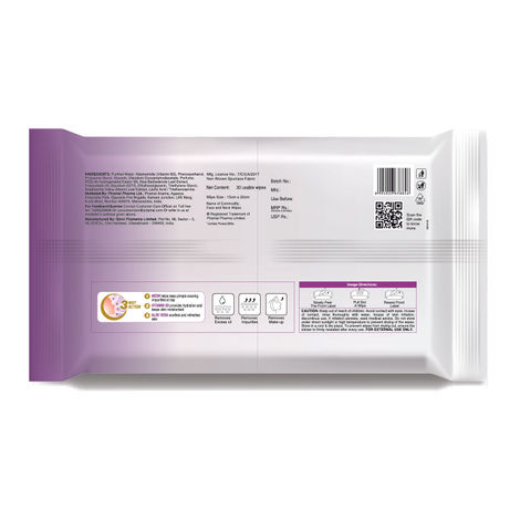 Lacto Calamine Oil Control Wipes With Neem Vitamin B3 | 30 Pulls Per Pacl