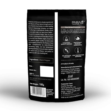 Orika Black Pepper Powder | Kaali Mirch Powder