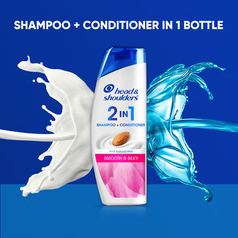 Head & Shoulders 2-In-1 Smooth And Silky Anti Dandruff Shampoo + Conditioner For Women & Men