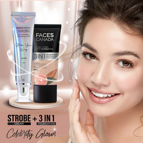 FACES CANADA Strobe Cream - Silver | Primer + Highlighter + Moisturizer