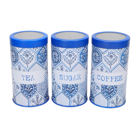 JARSOME Maroc Collection Airtight Kitchen Container Set | Moroccan Blue