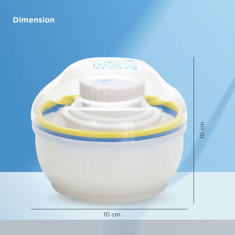 Mee Mee Soft Feel Powder Puff with Box Holder | BPA-Free | Blue