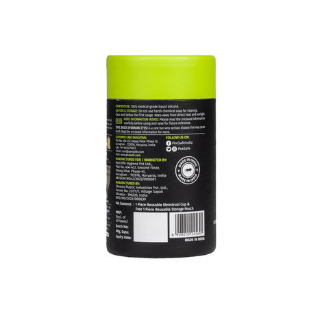 Pee Safe Menstrual Cup | Leak-Free, Comfortable & Reusable - Medium