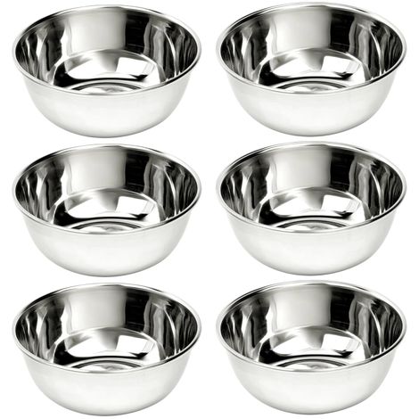 Jensons Stainless Steel 5 Inch Katori | Set of 6