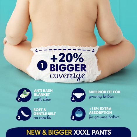 Pampers All Round Protection Baby Diapers | Pant Style | 3XL | 22 pcs