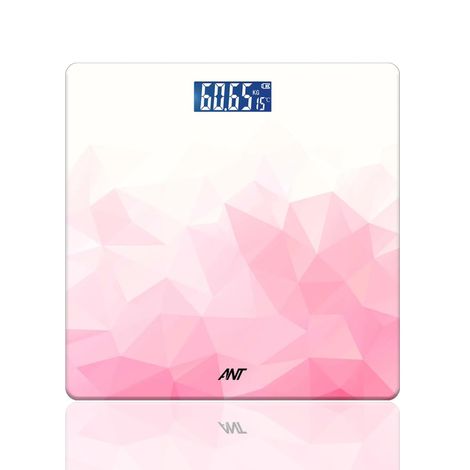 Ant Flora Ruby Digital Bathroom Scale For Body Weight Highly Accurate Body Weighing Machine | Ruby