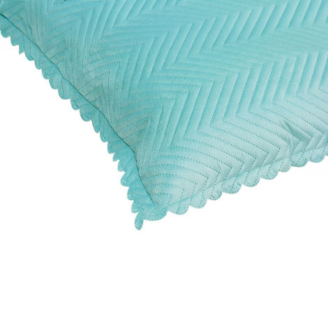 Hosta Homes Velvet Fabric Laser Cut Sky Pillow Cover Pack of 1