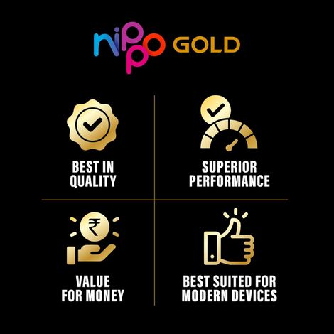 Nippo Gold Carbon Zinc AA Batteries | Pack of 4