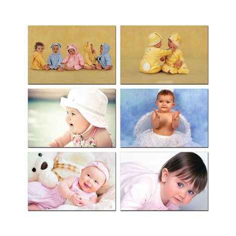 Paper Plane Design Cute Baby Posters | Set Of 6 | 12 x 18 Inch | D1