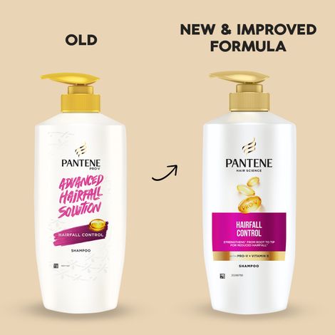 Pantene Hairscience Hairfall Control Shampoo Lesser Hairfall,With Vitaminb