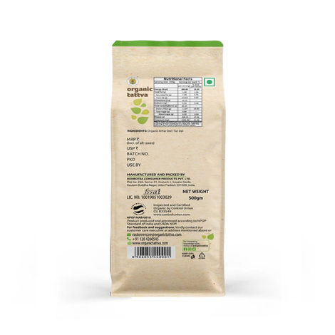 Organic Tattva Arhar Tur Dal