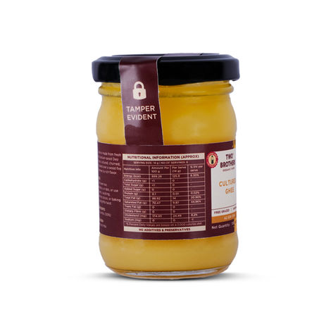 Two Brothers Organic Farms A2 Desi Gir Cow Cultured Ghee