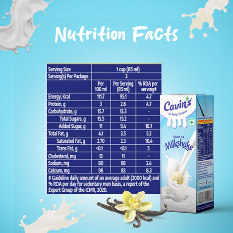 Cavin's Vanilla Milkshake