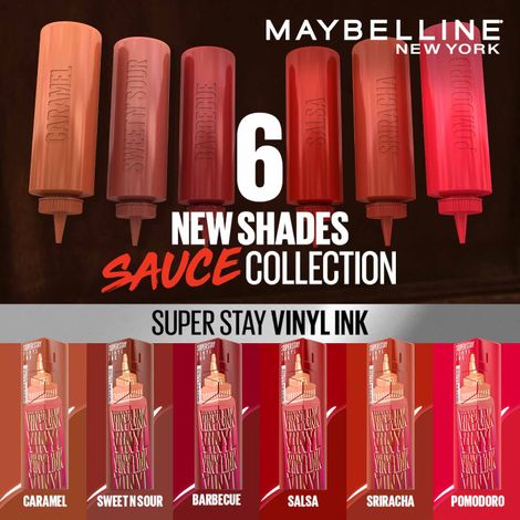 Maybelline New York Superstay Vinyl Ink - Longwear Shine Lip Color | Caramel