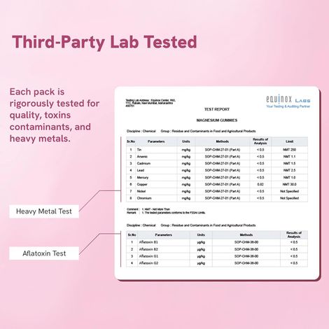 Be Bodywise Magnesium Glycinate Gummies | Sleep, Stress & Muscle Recovery | 60 Days Pack