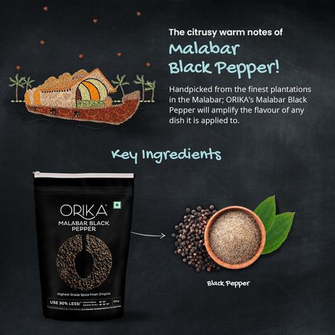 Orika Black Pepper Powder | Kaali Mirch Powder