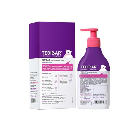 Tedibar Rich Moisturising Baby Body Wash with Skin Friendly PH