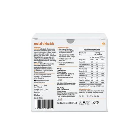 Cookd Malai Tikka Kit