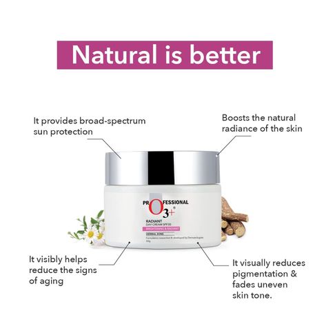 O3+ Radiant Day Cream SPF-30 Brightening & Radiant