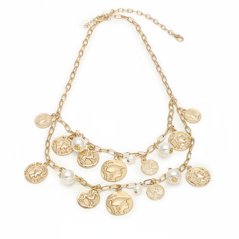 Sohi Gold Plated Designer Necklace