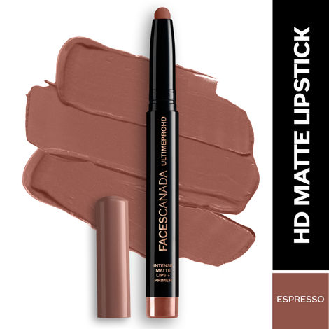 Faces Canada Ultime Pro Hd Intense Matte Lips + Primer - Espresso 03