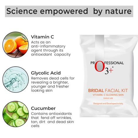 O3+ Bridal Facial Kit Vitamin-C Glowing Skin