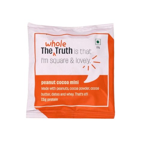 The Whole Truth Peanut Cocoa Mini Protein Bar No Sugar