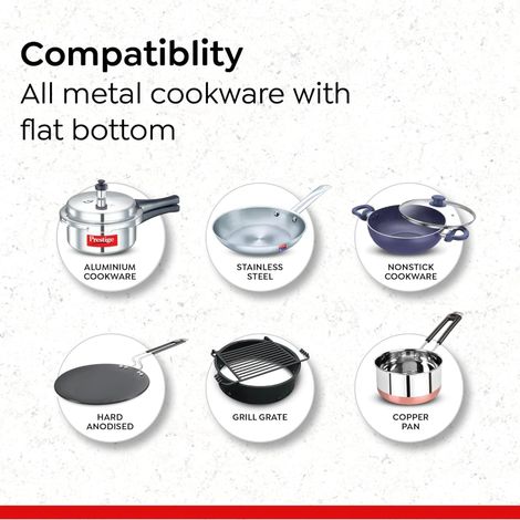 Prestige Pirc 1.0 2200 Watts Infrared Cooktop|Adjustable Temperature Controll