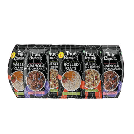 True Elements Breakfast Combo (Oats | Muesli | Granola)