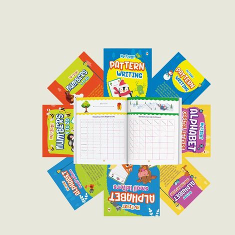 Writing Practice Books for Kids (Set of 4 Books) - Learn and Practice