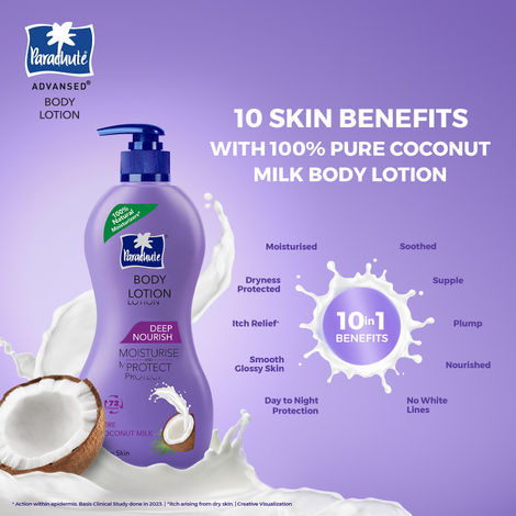 Parachute Advansed Deep Nourish Body Lotion With Pure Coconut Milk