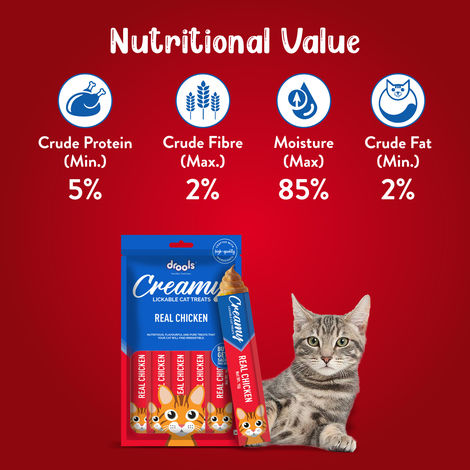 Drools Creamy Lickable Cat Treat - Real Chicken