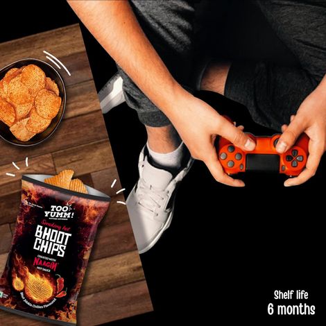 Too Yumm! Bhoot Wafers | Bhut Jolokia flavour | Spicy Chilli Potato Chips