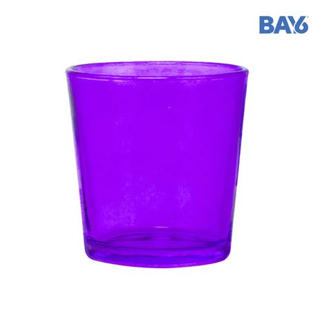 BAY6 Colored Glass Votive Set - 2 Inch | 4pc - Assorted