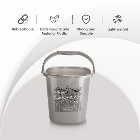 Nayasa Square Ring Bucket Funk - 25L - Black