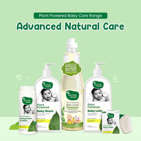Mother Sparsh Plant Powered Natural Baby Liquid Cleanser Refill Pack