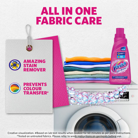 Vanish Liquid Stain Remover & Detergent Booster For Clothes Combo