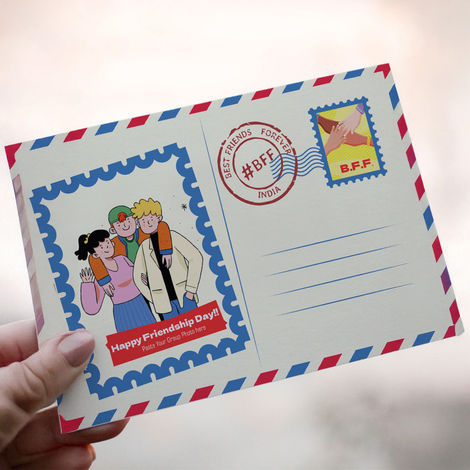 Mad Over Print Postcard