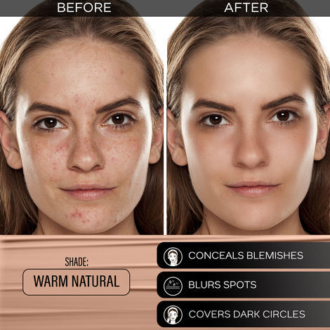 Faces Canada 3in1 All Day Hydra Matte Foundation + Moisturizer + SPF 30 | Warm Natural 021