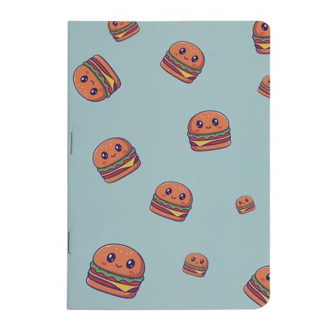 Papboo A5 Unruled Set Of 4 Notebooks, 80 Gsm Paper 60*4=240 Pages - Snacks