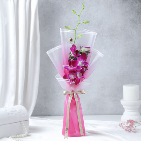 FNP Single Purple Orchid Bouquet