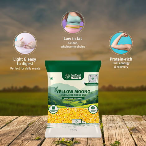 Farmart Pantry Yellow Moong Dal Split