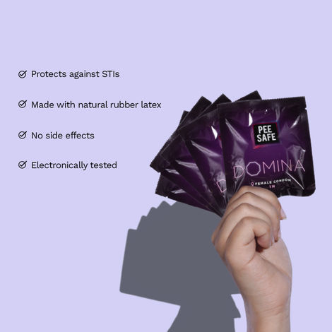Domina by Pee Safe Female Condom | Safe & Reliable Protection