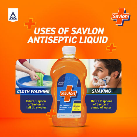 Savlon Antiseptic Disinfectant Liquid for First Aid, Personal & Home Hygiene