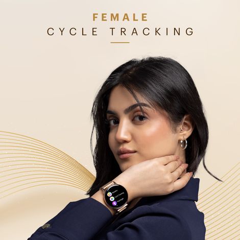 Noise Vortex Plus Smartwatch Women's Edition - Gold Link