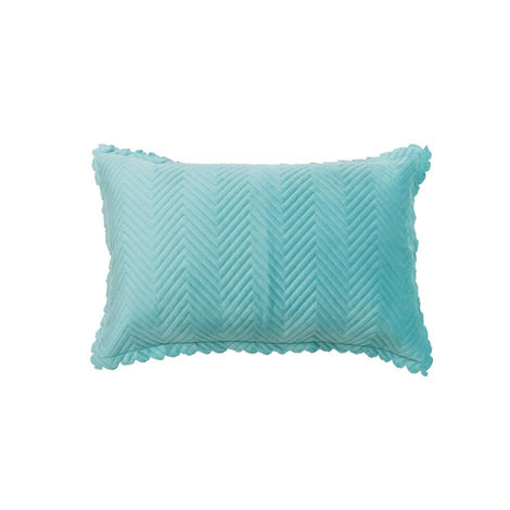 Hosta Homes Velvet Fabric Laser Cut Sky Pillow Cover Pack of 1