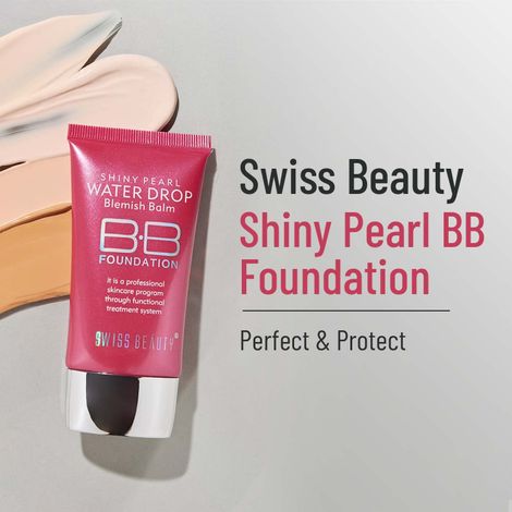 Swiss Beauty Shiny Pearl Water Drop Blemish Balm BB Foundation - 01